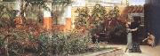 Alma-Tadema, Sir Lawrence A Hearty Welcome (mk24) oil painting on canvas